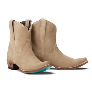 Emma Jane Bootie - Lane Brand - Latte Suede